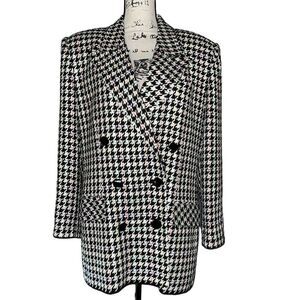 J.G.‎ Hook Suits houndstooth 90’s retro jacket 16